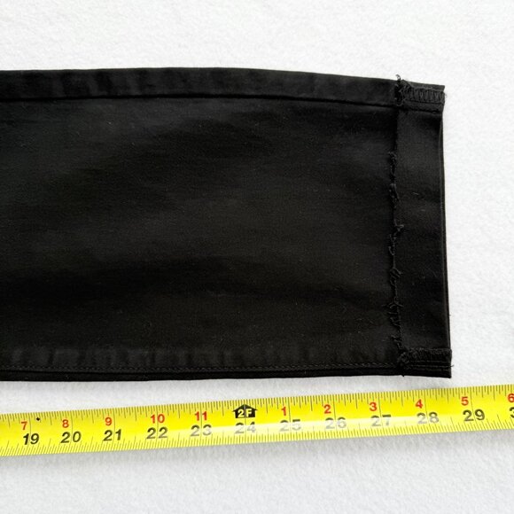 Jag Women Amelia Pull-on Stretch Slim Black Ankle Pants Sz 12 Row Rolled Hem NWT - Picture 11 of 11